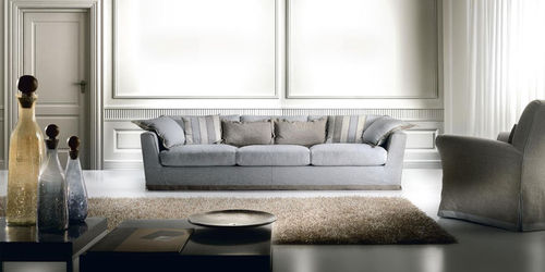 Canapé contemporain - CANALGRANDE - Cava - en tissu / gris / 3 places