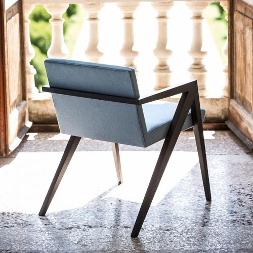 Chaise contemporaine - SAGITTA : 2121 PO - Cizeta - d'intérieur / en tissu / en cuir
