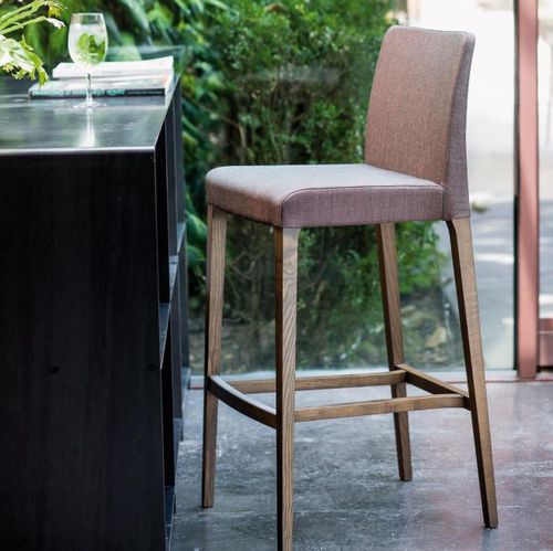 Chaise de bar contemporaine - ZOE : 1122 SG - Cizeta - d'extérieur / d'intérieur / en tissu