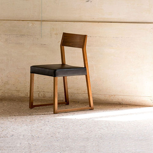 Chaise contemporaine - LINEA : 1001 SE - Cizeta - d'intérieur / en tissu / en chêne