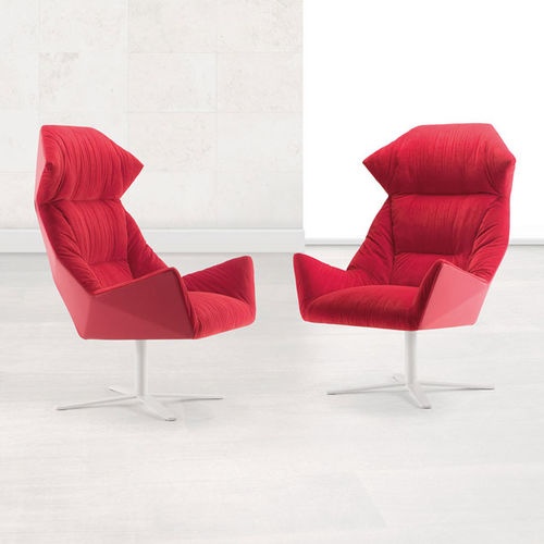 Fauteuil contemporain - PRISMA : 1673 PO - Cizeta - en tissu / en hêtre / en métal