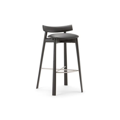 Chaise de bar contemporaine - REMO : 2202 SG - Cizeta - d'intérieur / en tissu / avec piètement en bois
