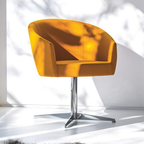 Chaise contemporaine - SFER : 1560 PO B13G - Cizeta - d'intérieur / en tissu / avec piètement en métal