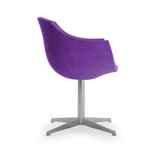 Chaise contemporaine - COLIMBAS : 1610 PO B13G - Cizeta - d'intérieur / en tissu / avec piètement en métal