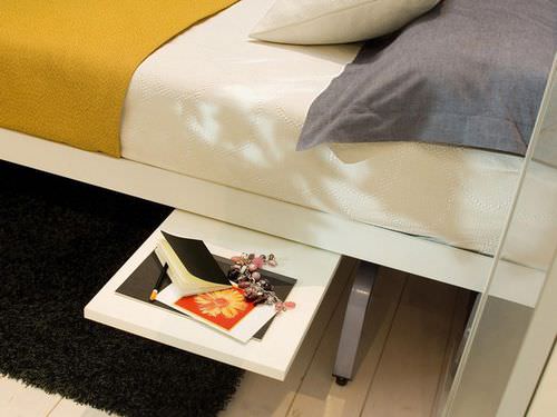 Lit escamotable - LGM - Clei - double / contemporain / en bois
