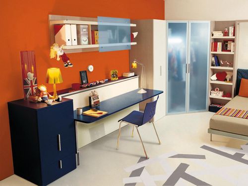 Bureau contemporain - CABRIO IN - Clei - en bois