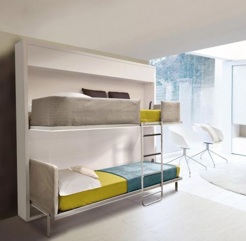 Lit superposé - LOLLISOFT IN - Clei - escamotable / simple / contemporain