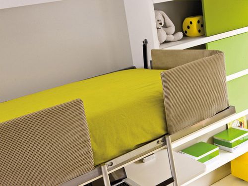 Lit escamotable - LOLLIDESK - Clei - simple / contemporain / pour enfant