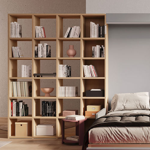 Bibliothèque contemporaine - START - Clever - en bois / en bois laqué / blanche