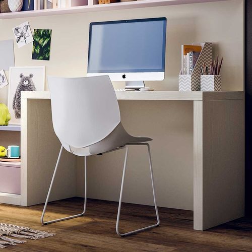 Bureau sur pied - CONSOLLE - Clever - contemporain / en placage de bois / droit