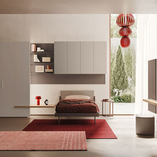 Chambre d'enfant blanche - Start p16 - Clever - rouge / en bois / pour garçon