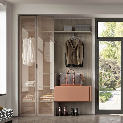 Dressing contemporain - Start  - Clever - en verre / sur mesure / avec tiroirs