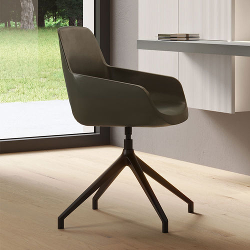 Chaise contemporaine - Cléa - Clever - d'intérieur / en tissu / avec piètement en métal