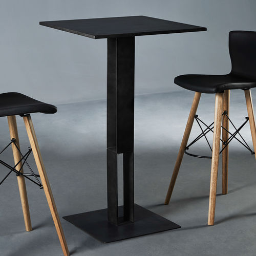 Table bistrot contemporaine - ACQUA ALTA - Colico - en stratifié / en tôle d'acier / en grès cérame