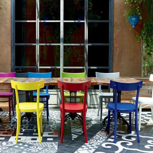 Chaise contemporaine - DAYBYDAY : BRERA - Colico - de jardin / en hêtre / contract