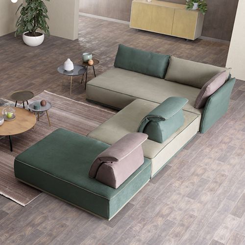 Canapé modulable - DOMINO  - ColombiniCasa - d'angle / contemporain / en tissu