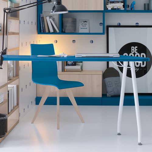 Bureau contemporain - GOLF C108   - ColombiniCasa - en bois laqué / ergonomique / pour enfant