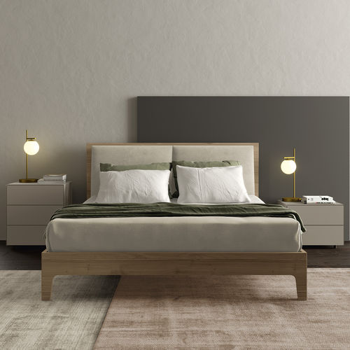 Lit double - VITALYTY SOGNO LANCIA SOFT   - ColombiniCasa - contemporain / avec tête de lit tapissée / en tissu