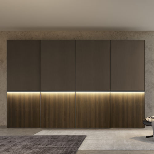 Armoire contemporaine - VITALYTY RAIL - ColombiniCasa - en bois laqué / en mélaminé / à porte coulissante