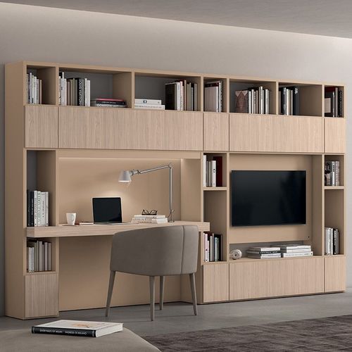 Bibliothèque modulable - VITALITY LUCE C26 - ColombiniCasa - contemporaine / professionnelle / en bois