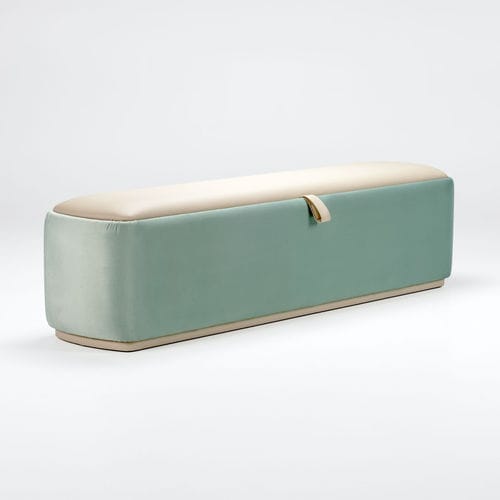 Banquette contemporaine - Grace Trunk - Colunex - en tissu / avec piètement en tissu / pour hôtel
