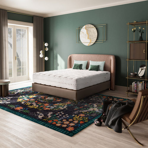 Tête de lit pour lit double - Juliette - Colunex - contemporaine / en tissu / marron