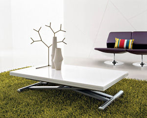 Table contemporaine - SIMPLE - Compar - en MDF / rectangulaire / à rallonge