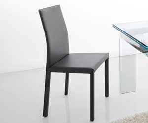 Chaise contemporaine - ROMINA - Compar - en cuir / résidentielle / sans accoudoirs