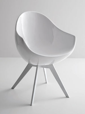 Chaise design organique - JANE - Compar - en noyer / résidentielle / sans accoudoirs