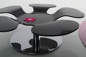 Table basse design original - FLOWER - Compar - en verre / résidentielle / d'intérieur