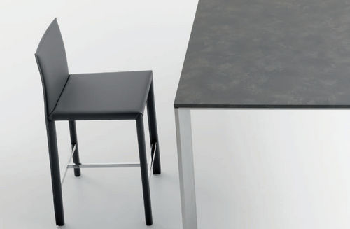 Chaise de bar contemporaine - ROMY  - Compar - en cuir / résidentielle / sans accoudoirs