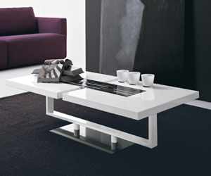 Table basse contemporaine - VENEZIA - Compar - en verre de Murano / rectangulaire / résidentielle