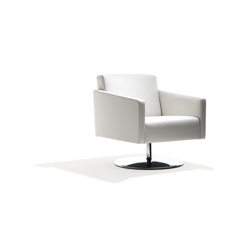 Fauteuil visiteur contemporain - ADAGIO - Concepta - en textile / en chrome / professionnel