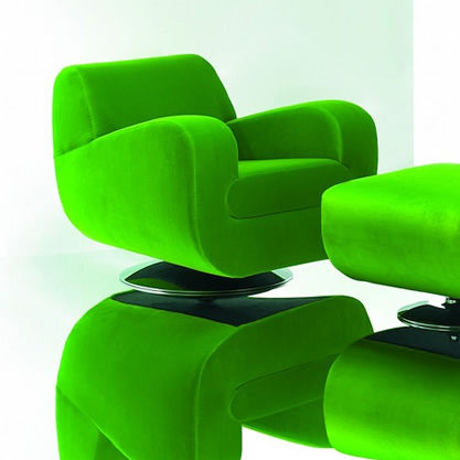Fauteuil visiteur contemporain - BUBBA - Concepta - en cuir / en tissu / professionnel