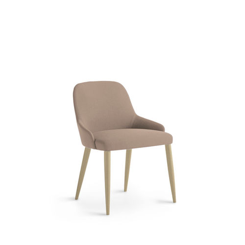 Chaise contemporaine - AXEL - Crassevig - d'intérieur / en tissu / en contreplaqué moulé