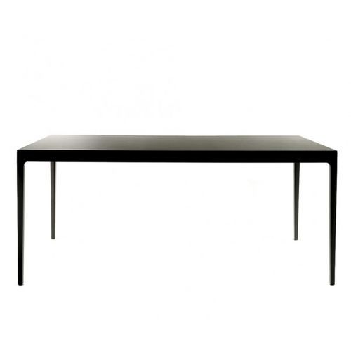 Table contemporaine - ANNA AT - Crassevig - en bois / avec piètement en bois massif / rectangulaire