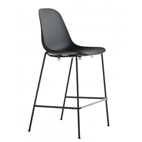 Chaise de bar contemporaine - Pola Light - Crassevig - d'intérieur / d'extérieur / en polypropylène