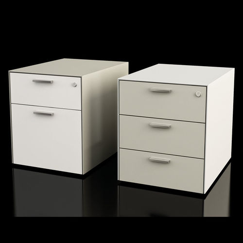 Caisson de bureau en métal - BORDINO  - Dieffebi - à 3 tiroirs / à 2 tiroirs / à roulettes