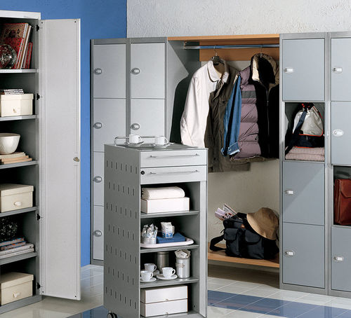 Casier vestiaire en acier - TRENDLINE SILVER - Dieffebi - pour établissement public / pour bureau / sécurisé