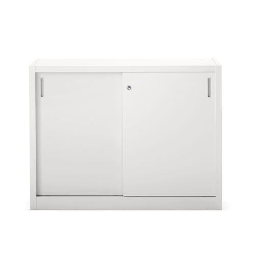 Armoire de classement basse - Dieffebi - haute / en acier / à portes coulissantes