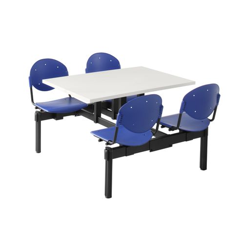 Ensemble table et chaises contemporain - Dieffebi - pour intérieur / en métal / en mélaminé