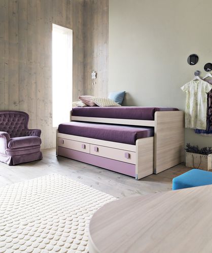Lit gigogne - 153 - Doimo Cityline - simple / contemporain / pour enfant
