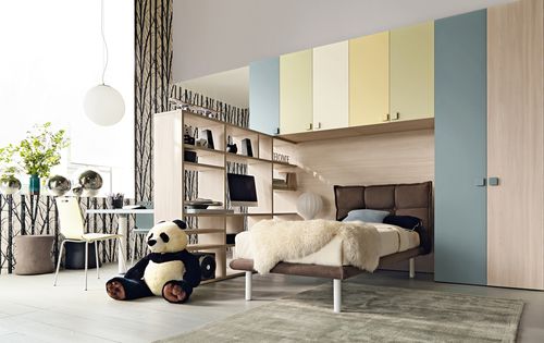 Chambre d'enfant en bois laqué - 165 - Doimo Cityline - mixte