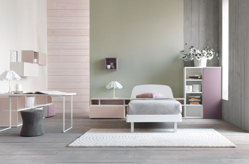 Chambre d'enfant rose - 162 - Doimo Cityline - en bois / pour fille