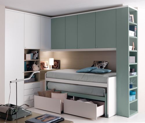 Lit gigogne - 197 - Doimo Cityline - simple / contemporain / pour enfant