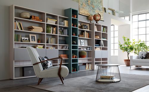 Bibliothèque modulable - CITYLIFE 35 - Doimo Cityline - contemporaine / en bois laqué