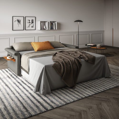 Canapé modulable - TOBIAS - Doimo Salotti - lit / contemporain / en tissu