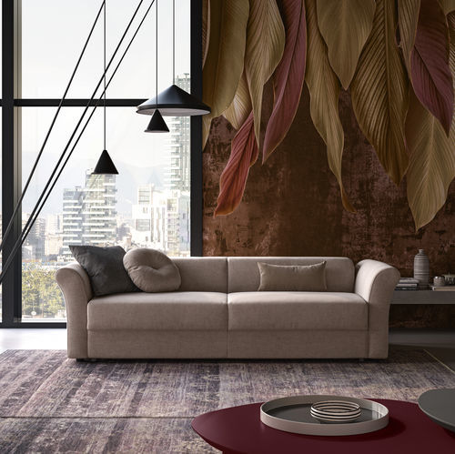 Canapé modulable - TOLOMEO - Doimo Salotti - lit / contemporain / en tissu