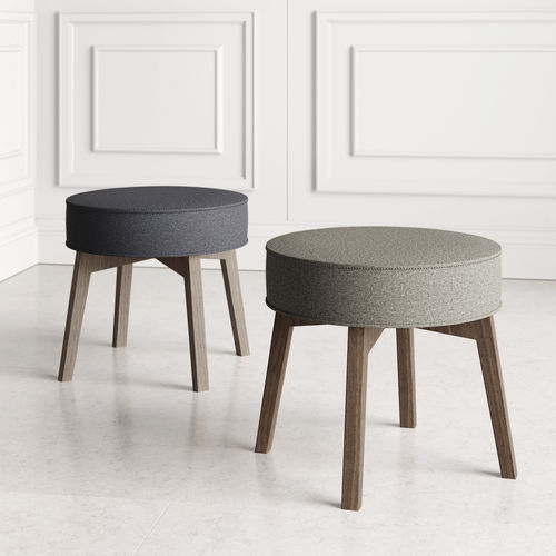 Tabouret contemporain - RIK - Doimo Salotti - en cuir / en tissu / en simili cuir