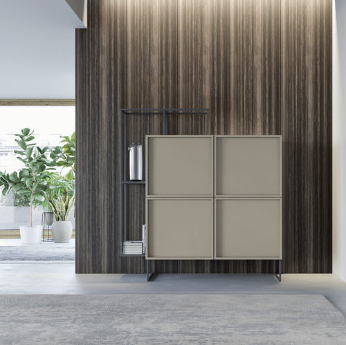 Buffet haut - ALMA - Doimo Salotti - contemporain / en mélaminé / avec étagère
